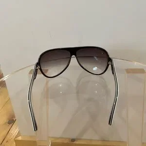 00’s Fendi aviators, like new, rare style 2000s FENDI Vintage Wrap Sunglasses Oval 7732 - Etsy main image 4